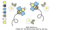 Load image into Gallery viewer, Bee embroidery design - Beehive embroidery designs machine embroidery pattern - Kitchen embroidery file - bee hive embroidery beekeeping
