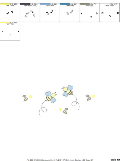 Bee embroidery design - Beehive embroidery designs machine embroidery pattern - Kitchen embroidery file - bee hive embroidery beekeeping