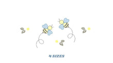 Load image into Gallery viewer, Bee embroidery design - Beehive embroidery designs machine embroidery pattern - Kitchen embroidery file - bee hive embroidery beekeeping
