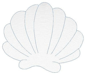 Shell embroidery designs - Deep sea shells embroidery design machine embroidery pattern - Ocean embroidery file - Beach embroidery download