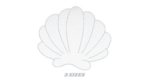 Shell embroidery designs - Deep sea shells embroidery design machine embroidery pattern - Ocean embroidery file - Beach embroidery download