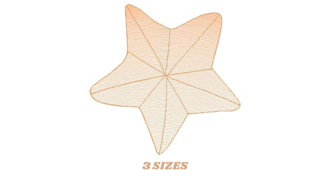 Starfish embroidery designs - Star embroidery design machine embroidery pattern - baby boy embroidery design - kids embroidery ocean beach