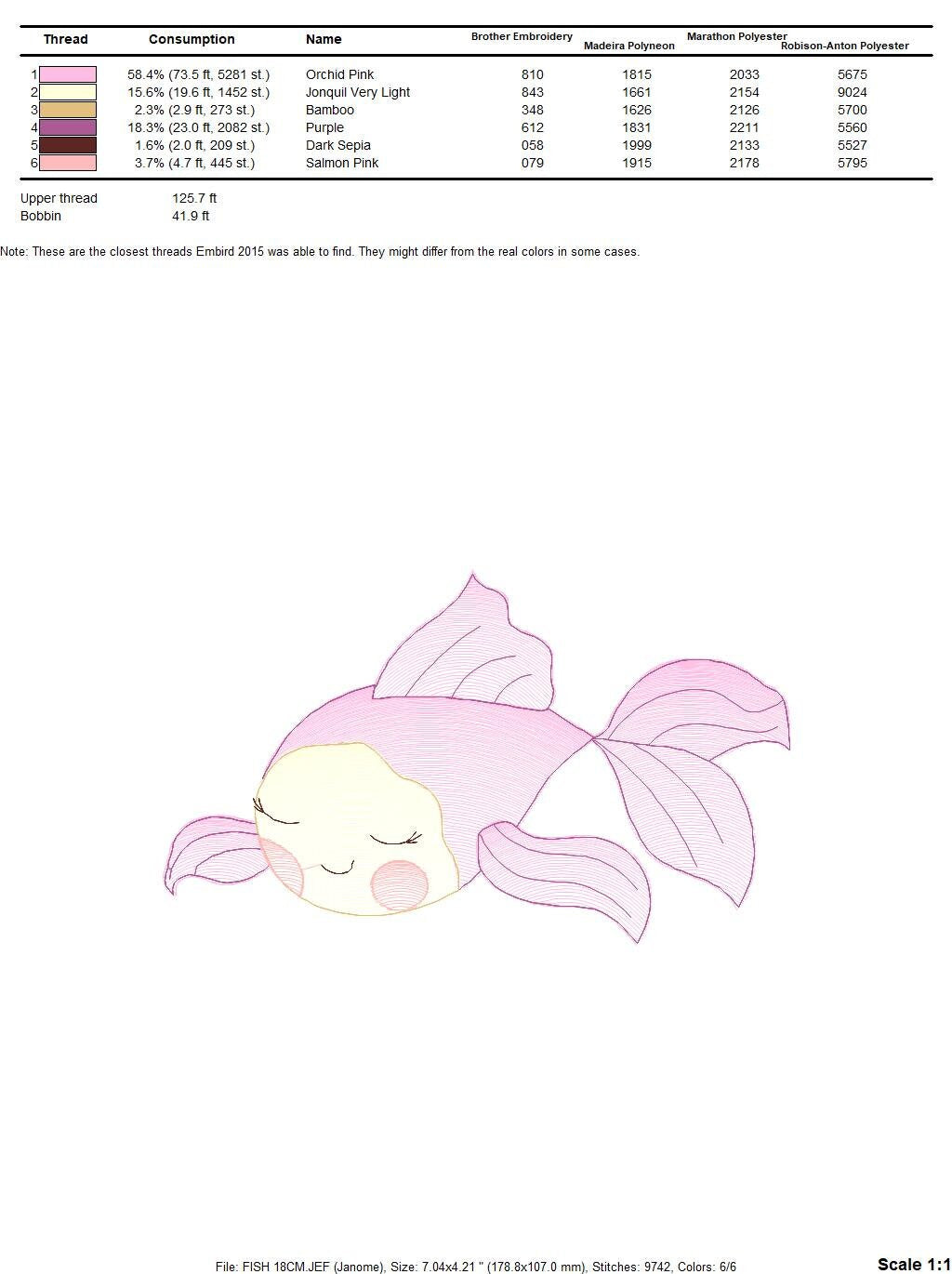 Fish embroidery designs - Ocean animals embroidery design machine embroidery pattern - Sleeping fish embroidery file - delicate sea animals Marcia Embroidery