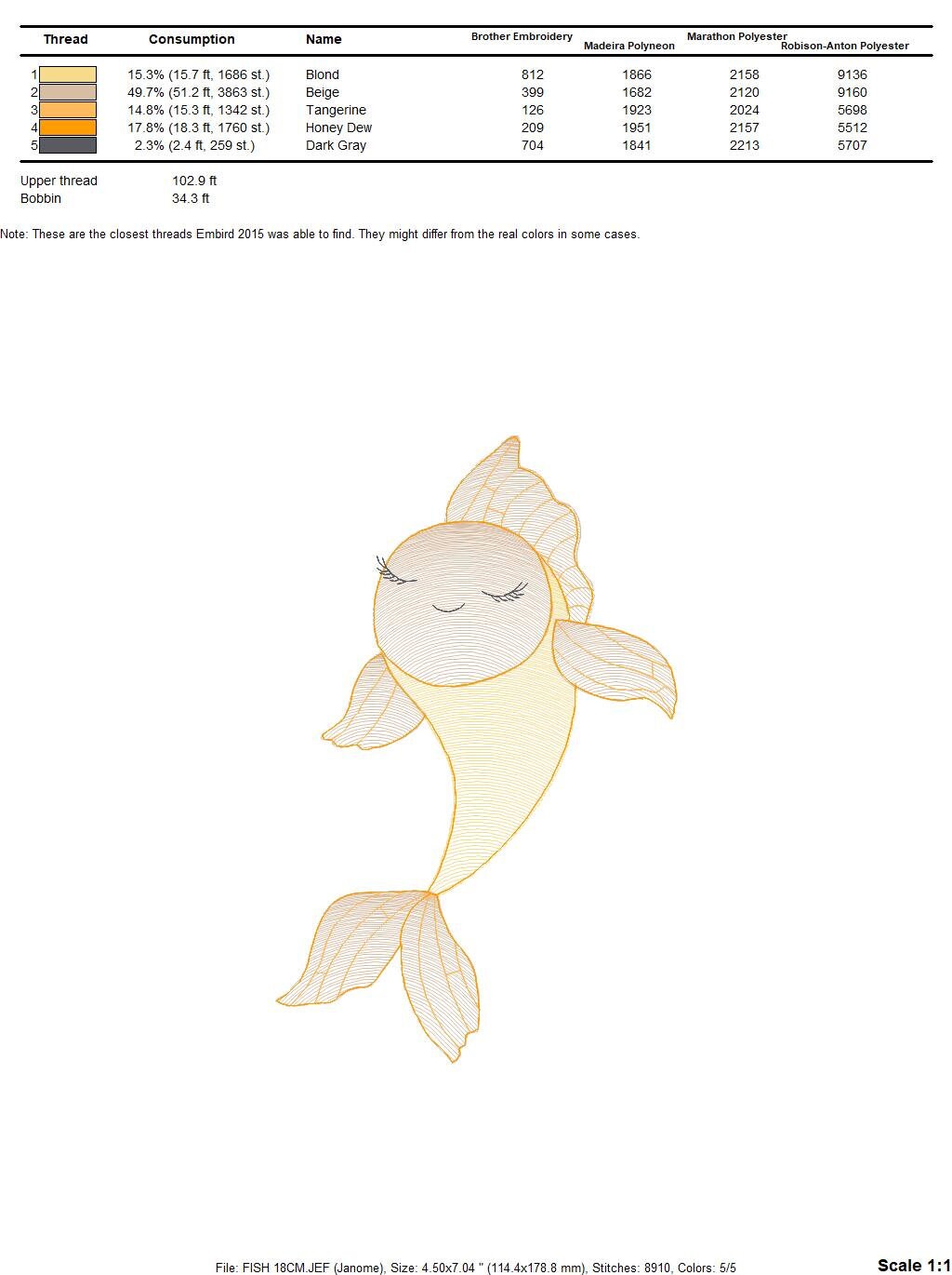 Fish embroidery designs - Sea Ocean animals embroidery design machine embroidery pattern - Carp embroidery file - instant download pes jef Marcia Embroidery