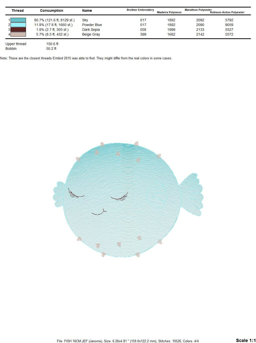 Puffer Fish embroidery designs - Ocean animals embroidery design machine embroidery pattern - Sleeping fish embroidery file - sea animals