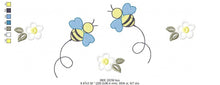 Load image into Gallery viewer, Bee embroidery design - Beehive embroidery designs machine embroidery pattern - Kitchen embroidery file - bee hive embroidery beekeeping
