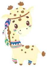 Carica l&#39;immagine nel visualizzatore di Gallery, Giraffe embroidery designs - Indian animals embroidery design machine embroidery pattern - Baby boy embroidery file - instant download pes
