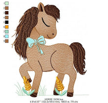 Laden Sie das Bild in den Galerie-Viewer, Horse embroidery design - Cowboy Farm animals embroidery designs machine embroidery pattern - Horse ranch embroiery file - instant download
