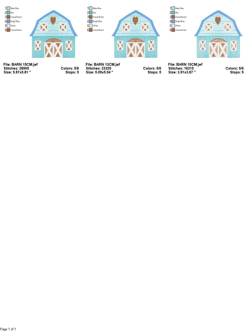 Barn animals embroidery design - Farm embroidery designs machine embroidery pattern - Horse shed pig sheep embroidery file - Farm building