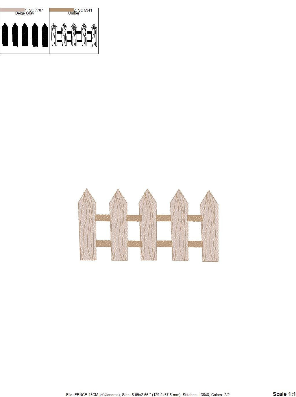 Barn fence embroidery design - Farm fence embroidery designs machine embroidery pattern - Horse pig sheep embroidery file - Boy embroidery