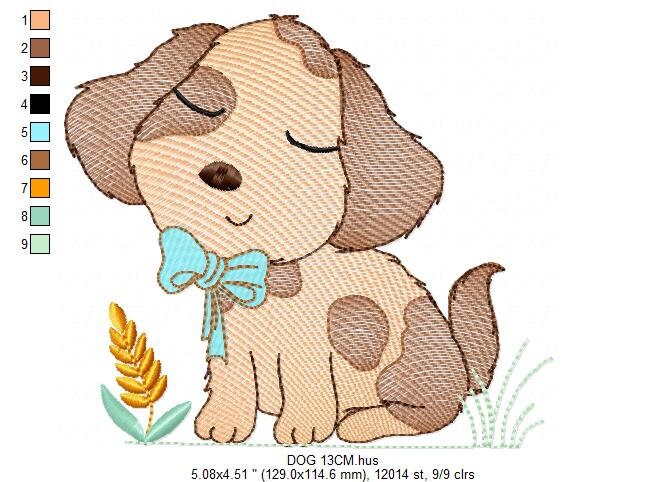 Dog embroidery designs - Cocker embroidery design machine embroidery pattern - Puppy embroidery file -  Pet embroidery instant download pes Marcia Embroidery