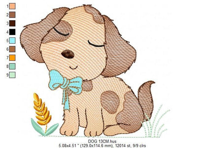 Dog embroidery designs - Cocker embroidery design machine embroidery pattern - Puppy embroidery file -  Pet embroidery instant download pes Marcia Embroidery