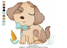 Laden Sie das Bild in den Galerie-Viewer, Dog embroidery designs - Cocker embroidery design machine embroidery pattern - Puppy embroidery file -  Pet embroidery instant download pes
