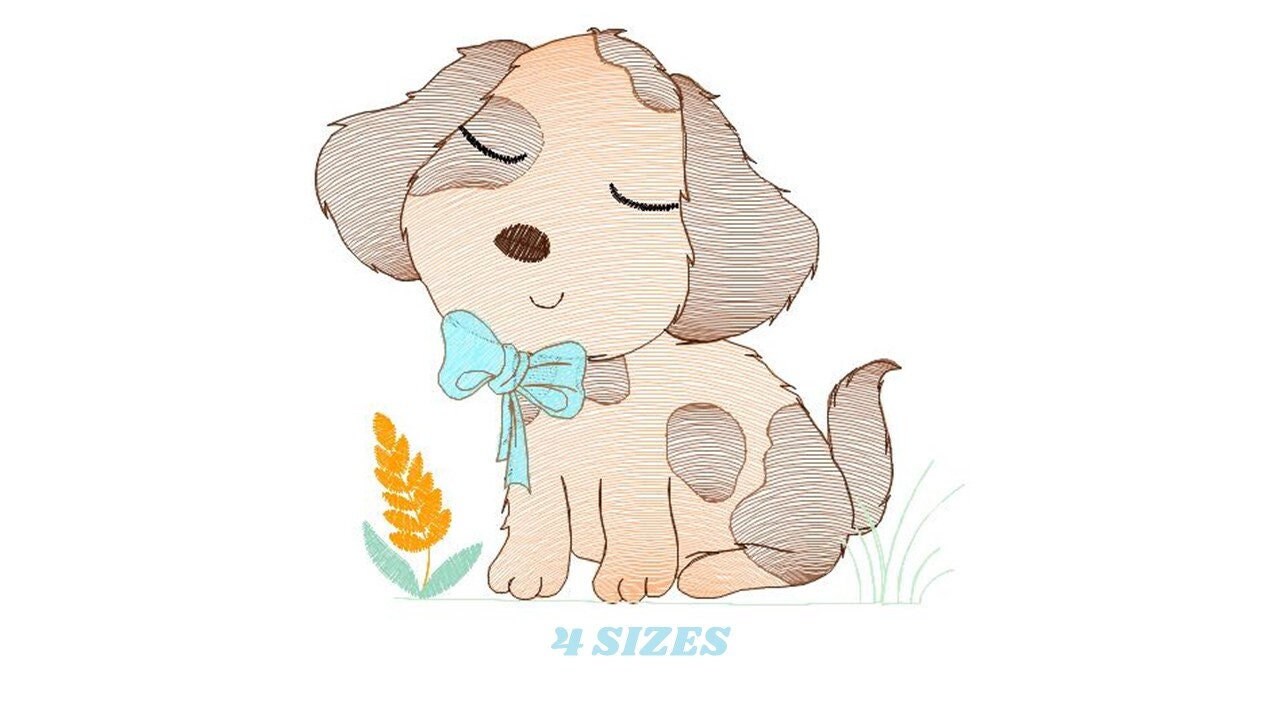 Dog embroidery designs - Cocker embroidery design machine embroidery pattern - Puppy embroidery file -  Pet embroidery instant download pes Marcia Embroidery