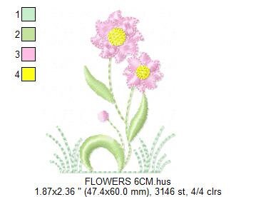 Sunflowers embroidery designs - Flower embroidery design machine embroidery pattern - Towel embroidery file - floral embroidery pes jef hus - Marcia Embroidery