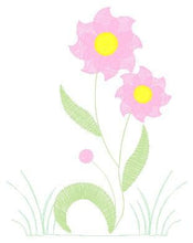 Charger l&#39;image dans la galerie, Sunflowers embroidery designs - Flower embroidery design machine embroidery pattern - Towel embroidery file - floral embroidery pes jef hus
