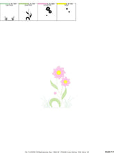 Laden Sie das Bild in den Galerie-Viewer, Sunflowers embroidery designs - Flower embroidery design machine embroidery pattern - Towel embroidery file - floral embroidery pes jef hus
