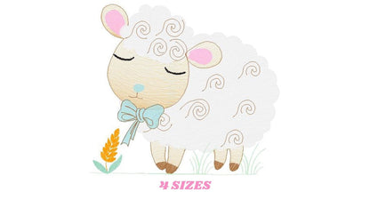 Sheep embroidery design - Lamb embroidery designs machine embroidery pattern - baby boy embroidery file - newborn embroidery sheep design Marcia Embroidery