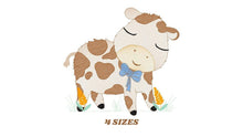 Charger l&#39;image dans la galerie, Cow embroidery design - Animal ranch embroidery designs machine embroidery pattern - Farm embroidery file - boy embroidery instant download
