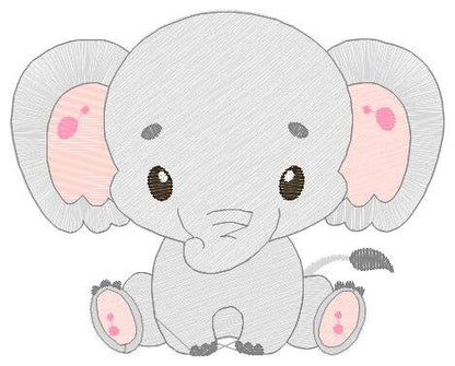Elephant embroidery designs - Animal embroidery design machine embroidery pattern - Baby Boy embroidery file - Safari embroidery download - Marcia Embroidery