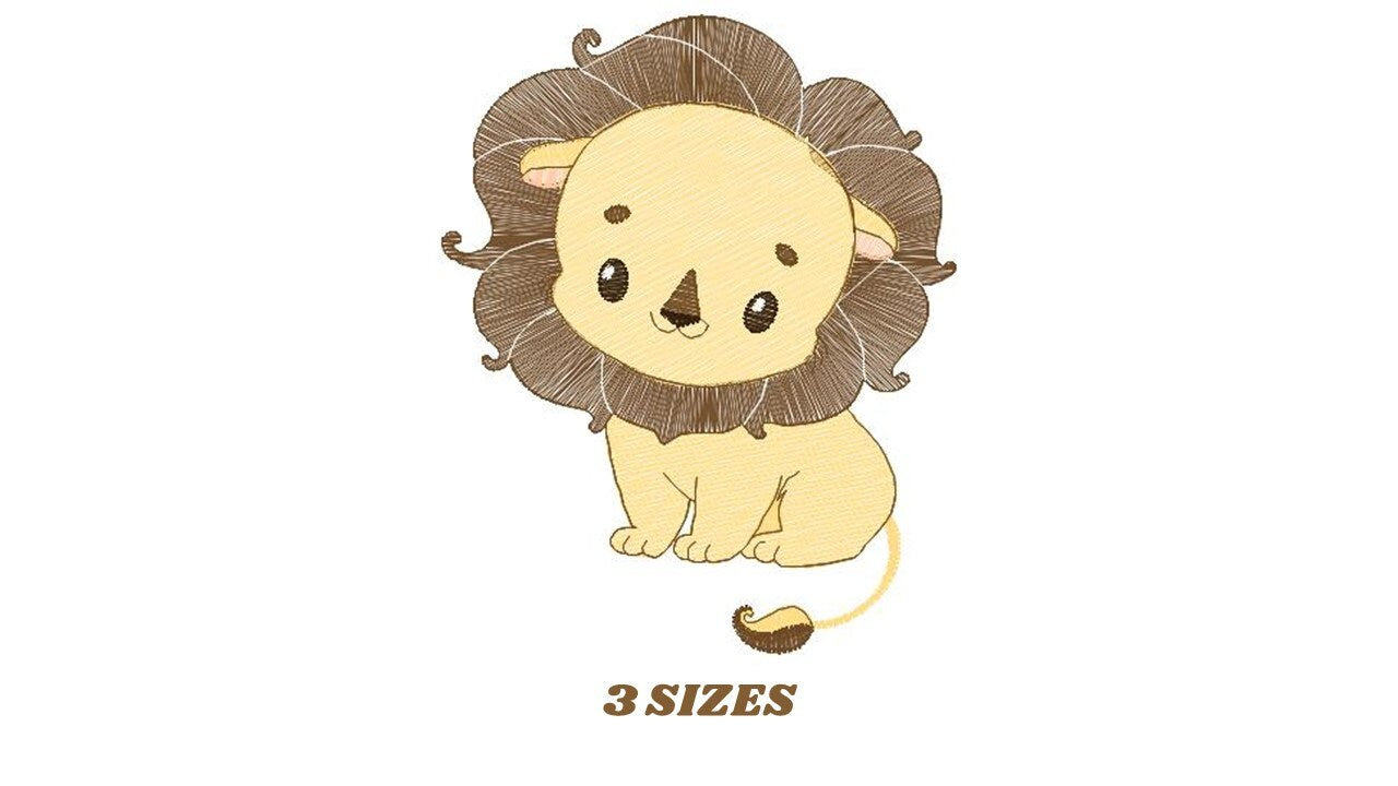 Lion embroidery designs - Safari embroidery design machine embroidery pattern - Baby boy embroidery file - instant download pes jef hus vip Marcia Embroidery