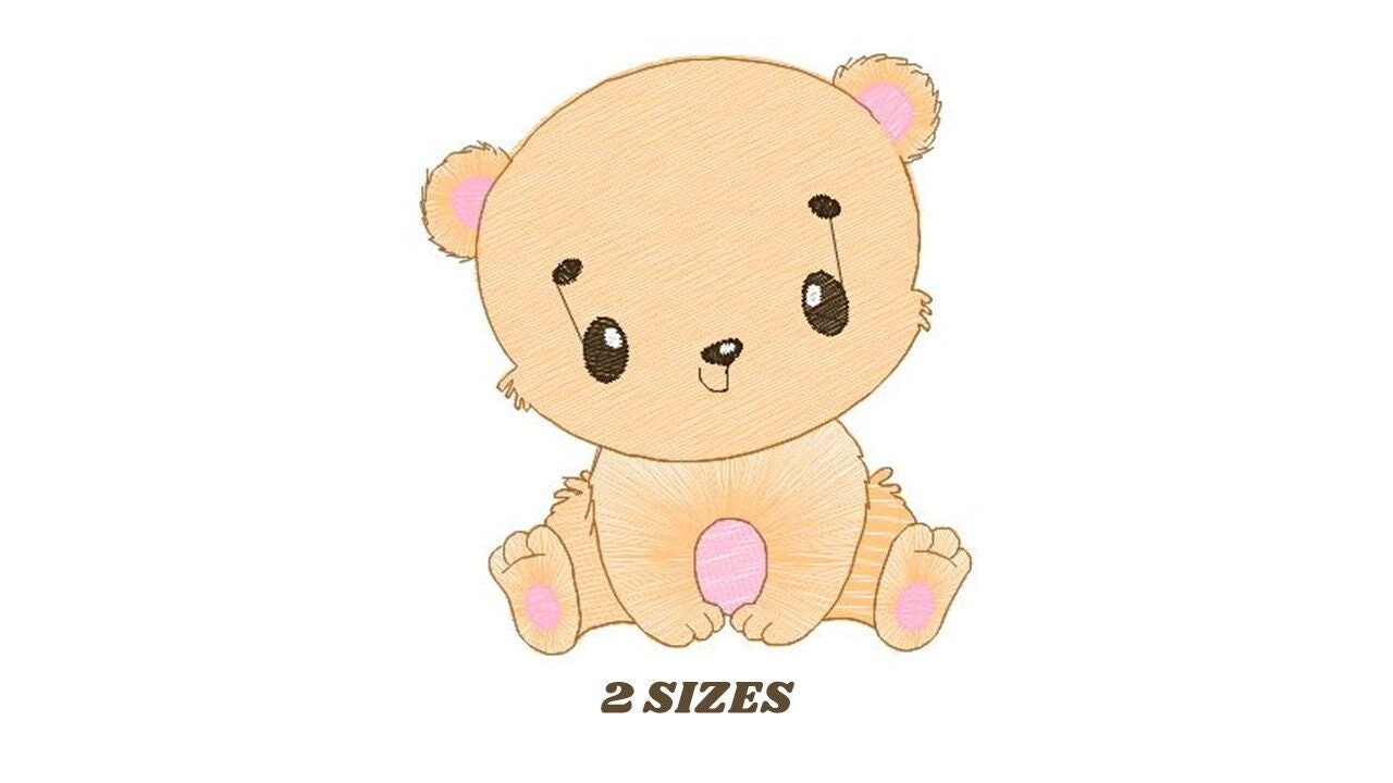 Sweet Bear embroidery designs - Teddy embroidery design machine embroidery pattern - Baby Boy embroidery file - instant download pes jef vp3 Marcia Embroidery