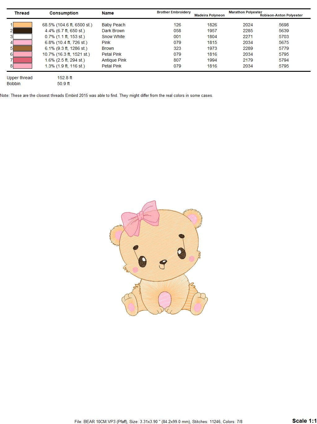 Bear embroidery designs - Teddy embroidery design machine embroidery pattern - Baby Boy embroidery file - instant download pes jef vp3 hus Marcia Embroidery