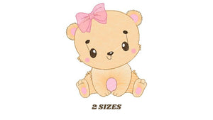 Bear embroidery designs - Teddy embroidery design machine embroidery pattern - Baby Boy embroidery file - instant download pes jef vp3 hus