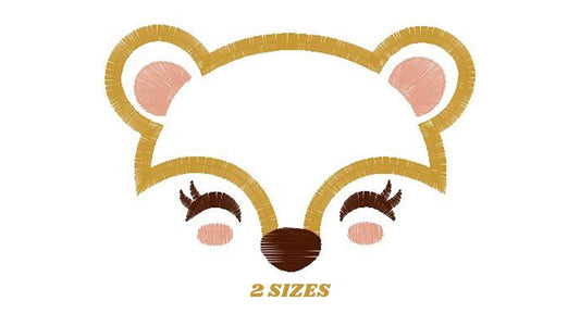 Bear face embroidery designs - Teddy bear embroidery design machine embroidery pattern - Baby Boy embroidery file - bear applique download Marcia Embroidery