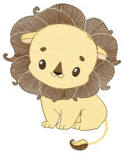 Charger l&#39;image dans la galerie, Lion embroidery designs - Safari embroidery design machine embroidery pattern - Baby boy embroidery file - instant download pes jef hus vip
