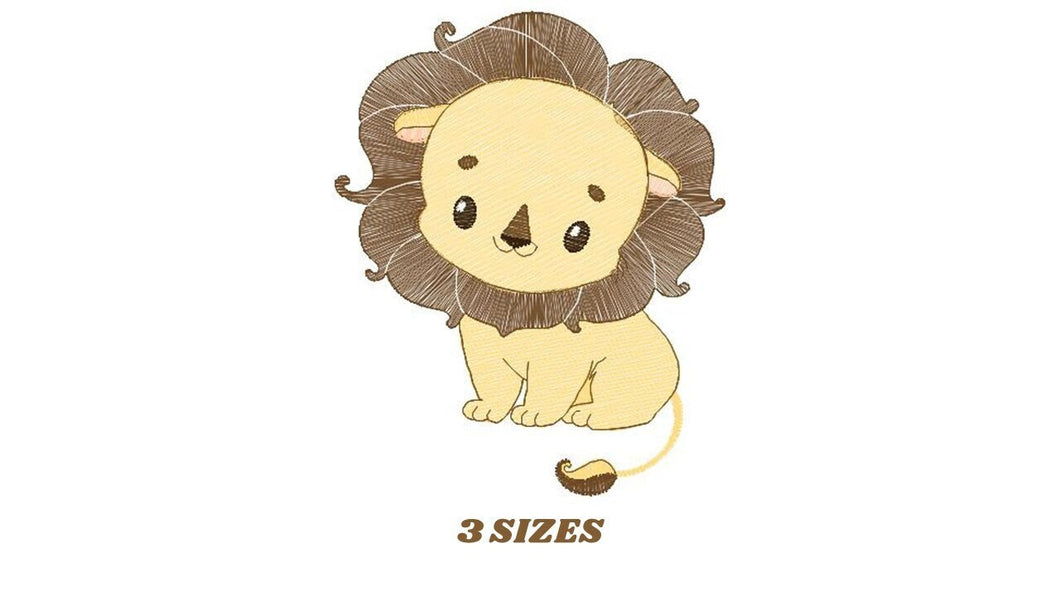 Lion embroidery designs - Safari embroidery design machine embroidery pattern - Baby boy embroidery file - instant download pes jef hus vip