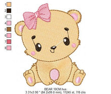 Cargar imagen en el visor de la galería, Bear embroidery designs - Teddy embroidery design machine embroidery pattern - Baby Boy embroidery file - instant download pes jef vp3 hus
