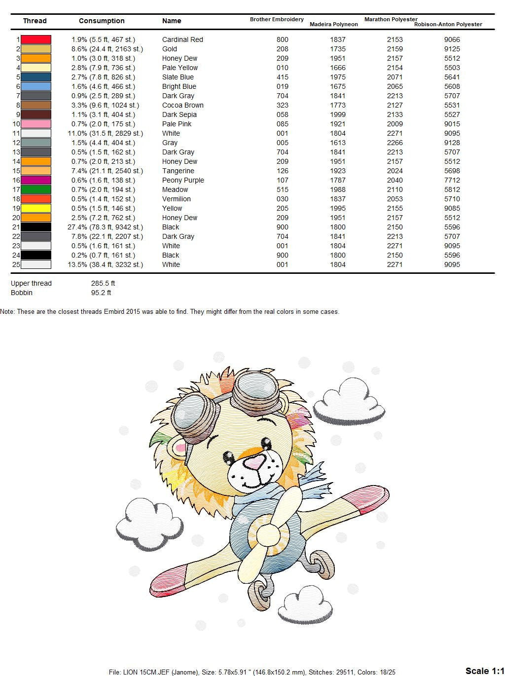 Lion embroidery designs - Airplane embroidery design machine embroidery pattern - Baby boy embroidery file - instant download pes jef hus