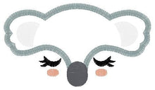 Load image into Gallery viewer, Koala embroidery design - Animal Face embroidery designs machine embroidery pattern - koala applique design - baby newborn boy kids pes jef
