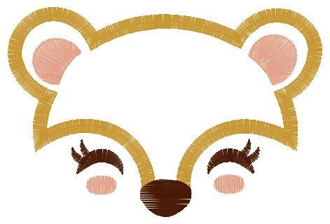 Bear face embroidery designs - Teddy bear embroidery design machine embroidery pattern - Baby Boy embroidery file - bear applique download Marcia Embroidery