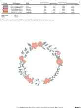 Laden Sie das Bild in den Galerie-Viewer, Flowers Monogram Frame embroidery designs - Flower embroidery design machine embroidery pattern - Floral embroidery file - girl embroidery
