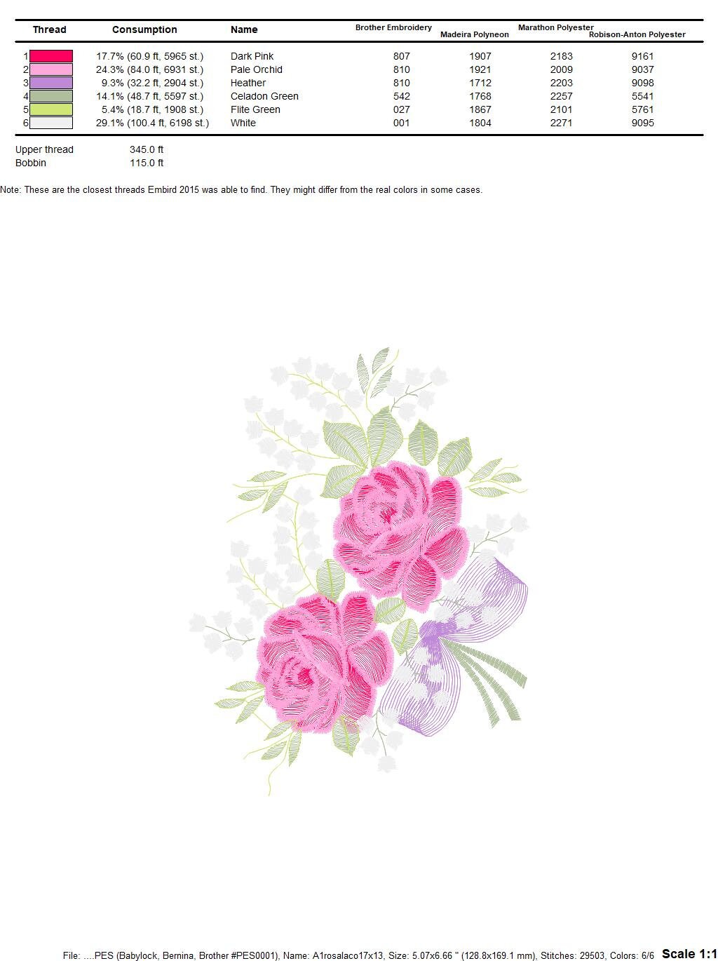 Floral Bouquet embroidery designs - Rose embroidery design machine embroidery pattern - Flower kitchen embroidery file - instant download