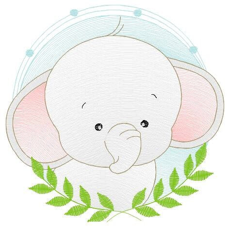 Elephant embroidery designs - Safari Animal embroidery design machine embroidery pattern - Boy embroidery file - instant download pes jef - Marcia Embroidery
