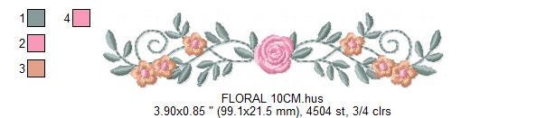 Flowers embroidery designs - Roses embroidery design machine embroidery pattern - entwined roses embroidery file - instant download towel - Marcia Embroidery