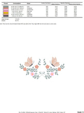 Cargar imagen en el visor de la galería, Butterfly frame embroidery designs - Flower embroidery design machine embroidery pattern - Butterfly embroidery file - baby girl embroidery
