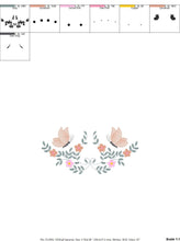 Carica l&#39;immagine nel visualizzatore di Gallery, Butterfly frame embroidery designs - Flower embroidery design machine embroidery pattern - Butterfly embroidery file - baby girl embroidery
