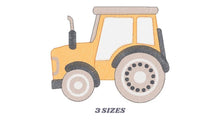 Load image into Gallery viewer, Farm Tractor embroidery designs - Truck embroidery design machine embroidery pattern - baby boy embroidery file - instant digital download
