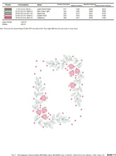 Load image into Gallery viewer, Flowers embroidery designs - Flower Frame embroidery design machine embroidery pattern - rose embroidery file - tea towel apron kitchen pes
