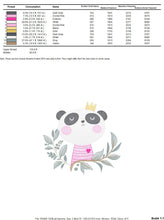 Carica l&#39;immagine nel visualizzatore di Gallery, Panda embroidery design - Animal embroidery designs machine embroidery pattern - Baby boy embroidery file - Panda with tree instant download
