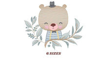 Laden Sie das Bild in den Galerie-Viewer, Bear embroidery designs - Baby boy embroidery design machine embroidery pattern - Teddy Bear with hat embroidery file - instant download pes
