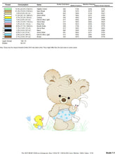 Carica l&#39;immagine nel visualizzatore di Gallery, Bear embroidery designs - Baby boy embroidery design machine embroidery pattern - Cute teddy bear embroidery file - instant download pes jef
