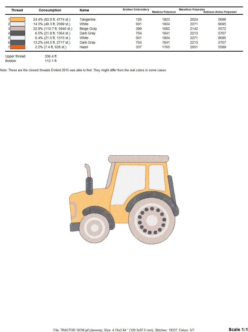 Farm Tractor embroidery designs - Truck embroidery design machine embroidery pattern - baby boy embroidery file - instant digital download