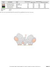 Load image into Gallery viewer, Family Elephant embroidery designs - Animal embroidery design machine embroidery pattern - Loving couple with kid - instant digital download
