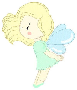 Fairy embroidery designs - Baby girl embroidery design machine embroidery pattern - Fantasy Pixie embroidery file - instant digital download