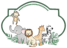 Carica l&#39;immagine nel visualizzatore di Gallery, Safari embroidery designs - Animals embroidery design machine embroidery pattern - Elephant embroidery file - Zebra Lion Monkey Giraffe pes
